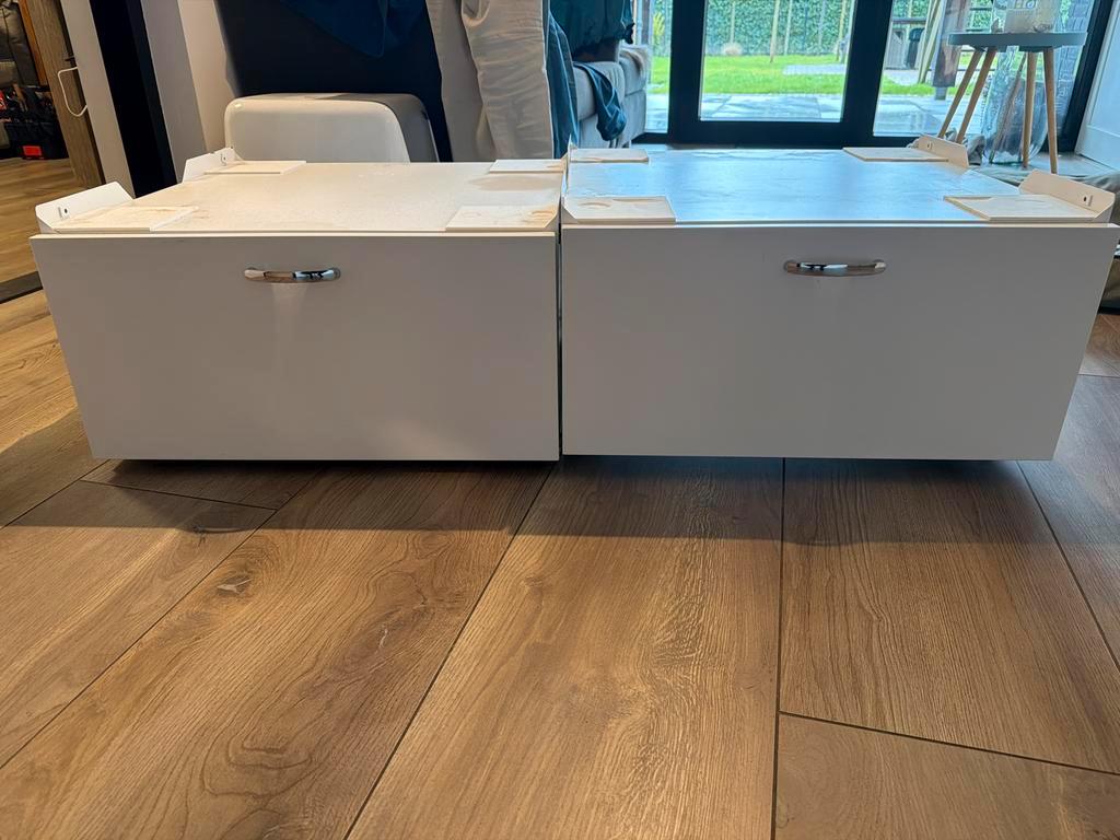 Wasmachine verhoger met lade - Metaal