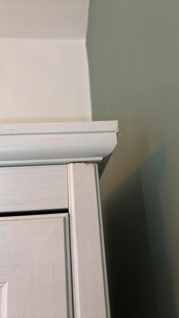 Ikea kledingkast wit met spiegel