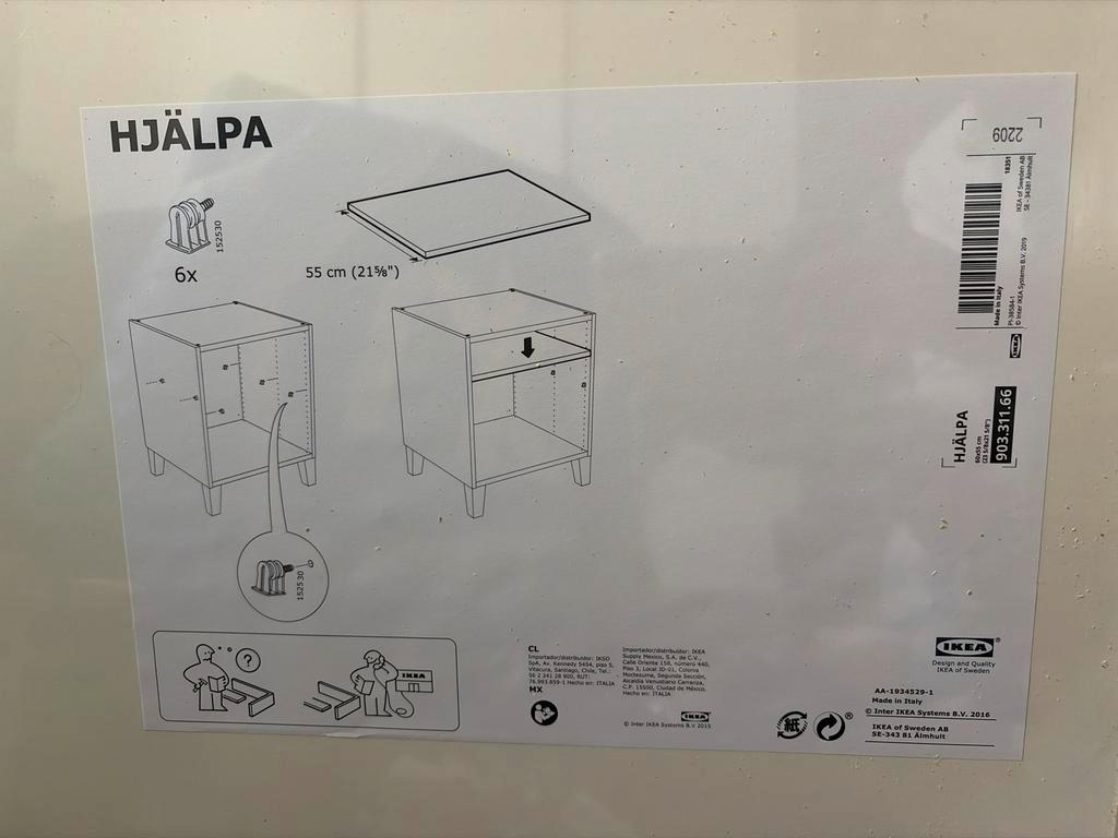 GRATIS OPHALEN - 6x IKEA Hjälpa planken 55cm NIEUW