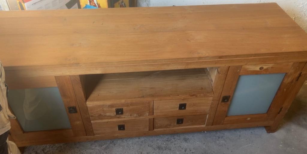 Tv meubel massief hout