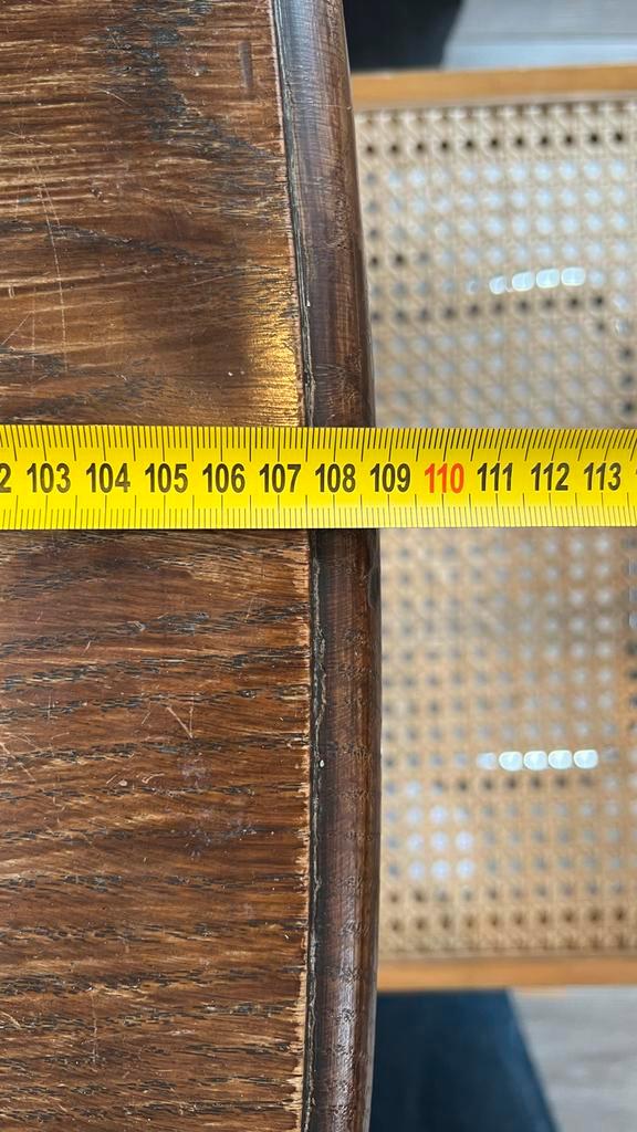 Vintage houten tafel - 68x109 cm - Gratis ophalen Amsterdam
