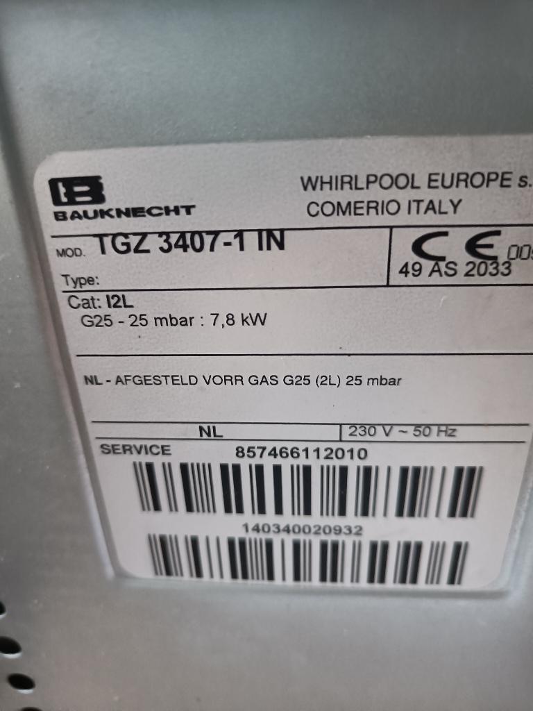 gratis ophalen: gaskookplaat 4 pits