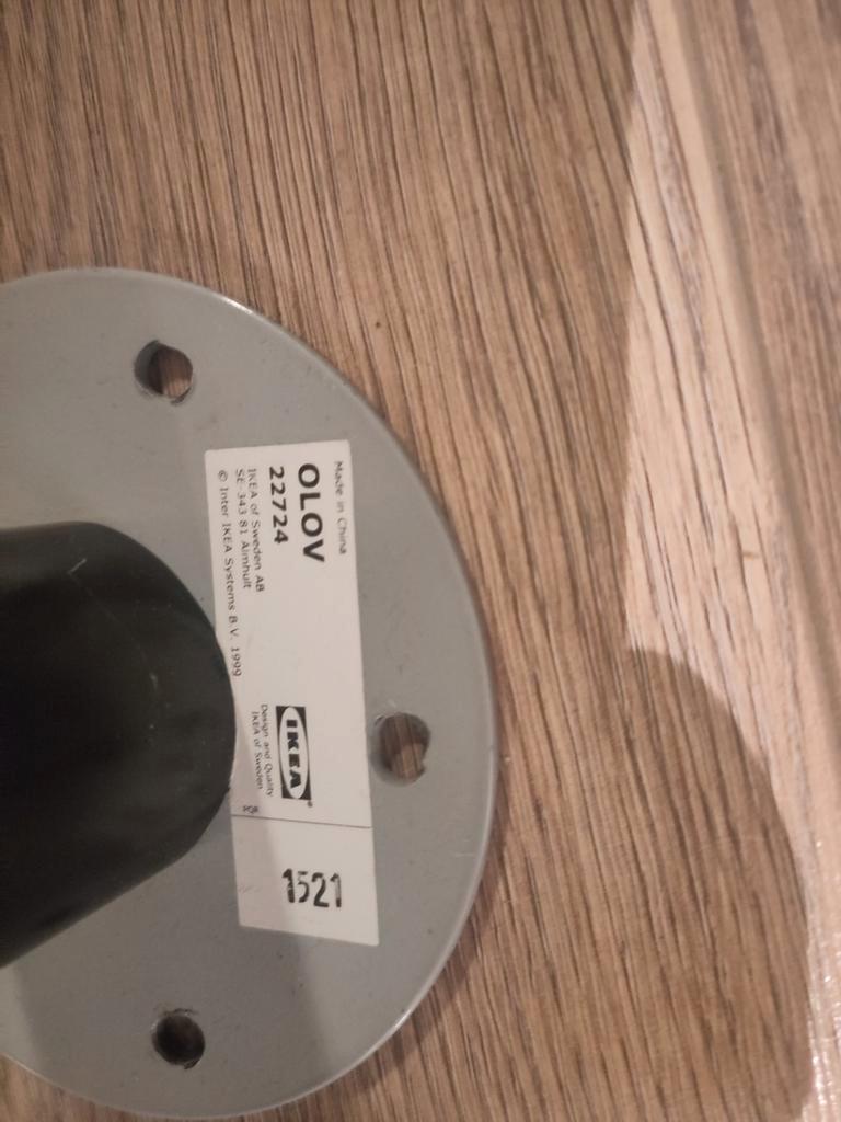 IKEA OLOV Tafelpoot - Zwart