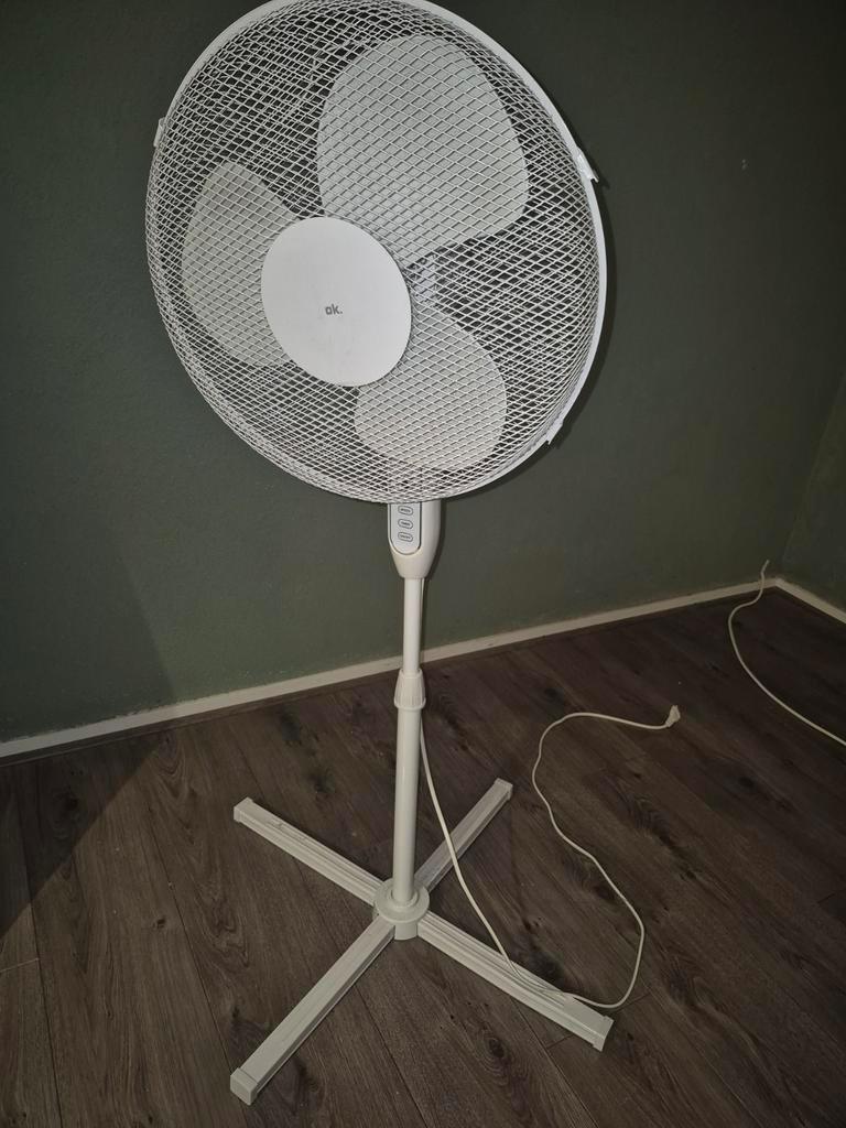 Gratis statiefventilator - Werkt goed!