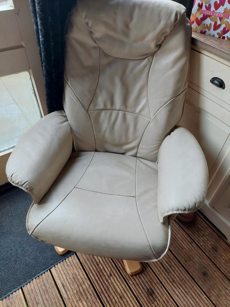 Leren Draaistoel - Comfortabel en Stijlvol