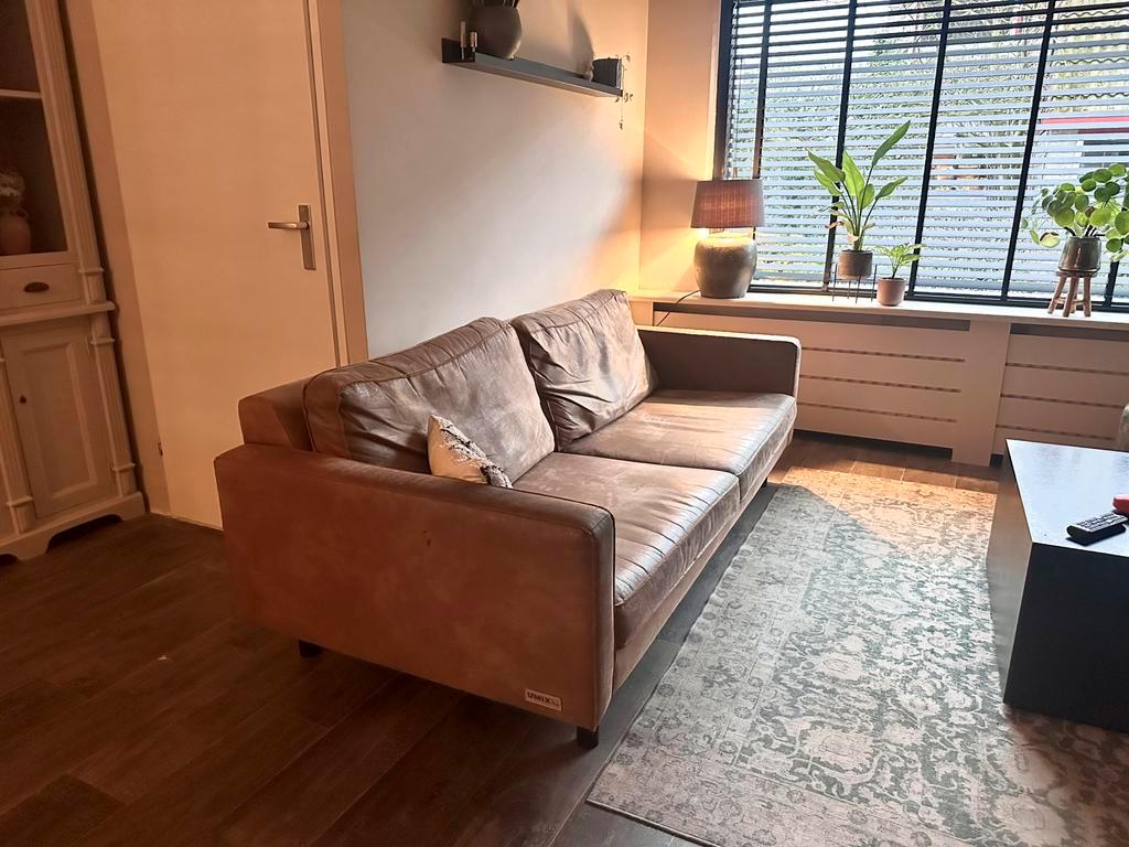 Cognac/bruine 2,5-zitsbank - Gratis afhalen