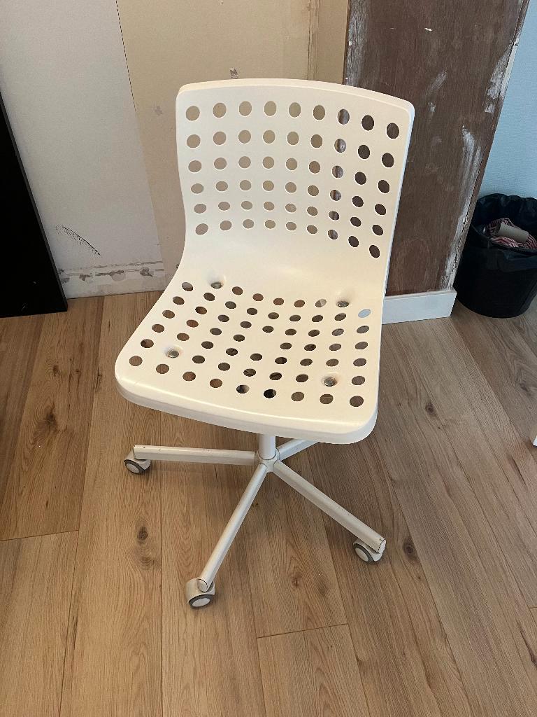 Bureaustoel wit ikea