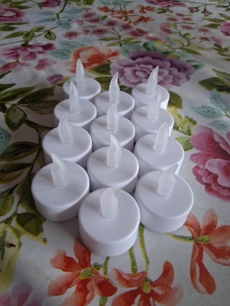 Led theelichten met timer (exclusief batterijen), set van 20