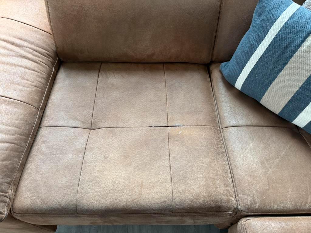 GRATIS Hoekbank suede leer 310x195