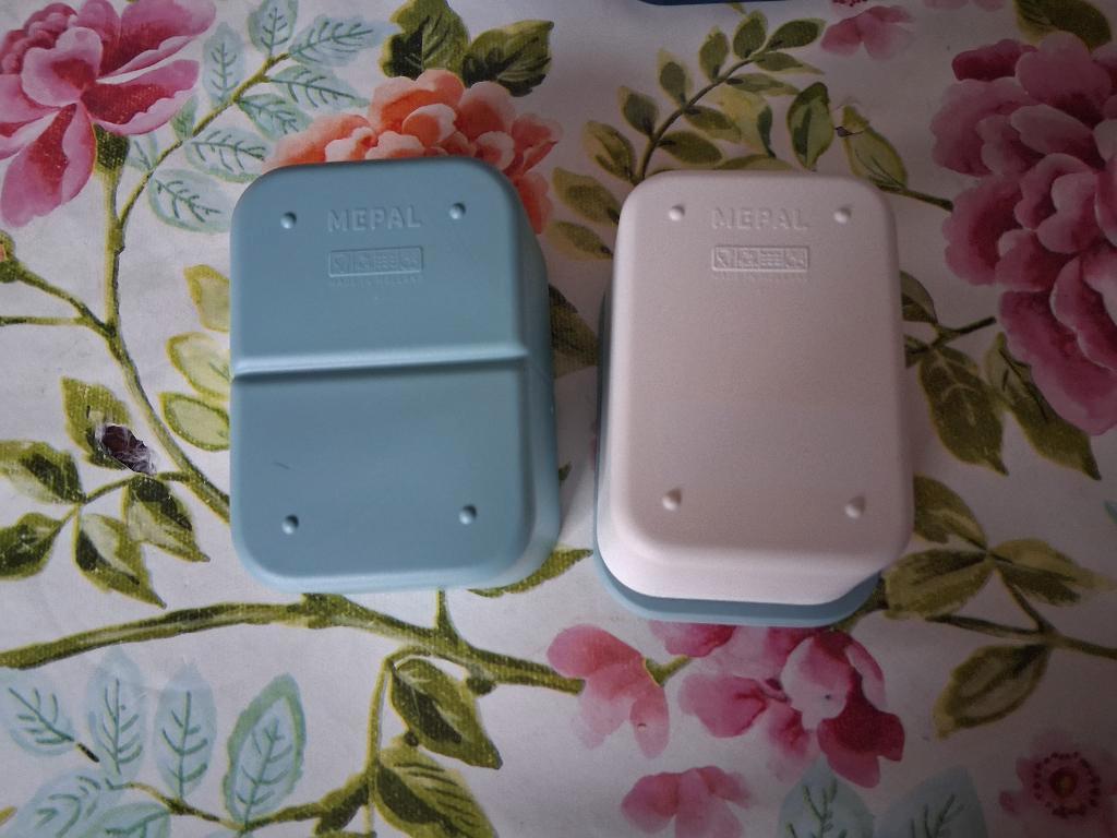 Mepal bentobakje + minibox met deksel - Nordic green (groen)