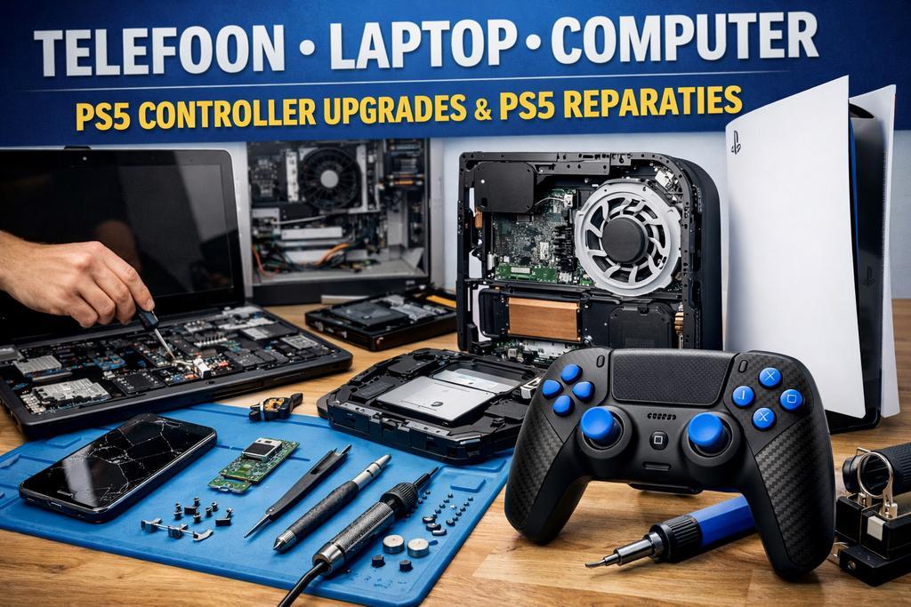 Jouw Specialist in Telefoon, Laptop & PS5 Reparaties