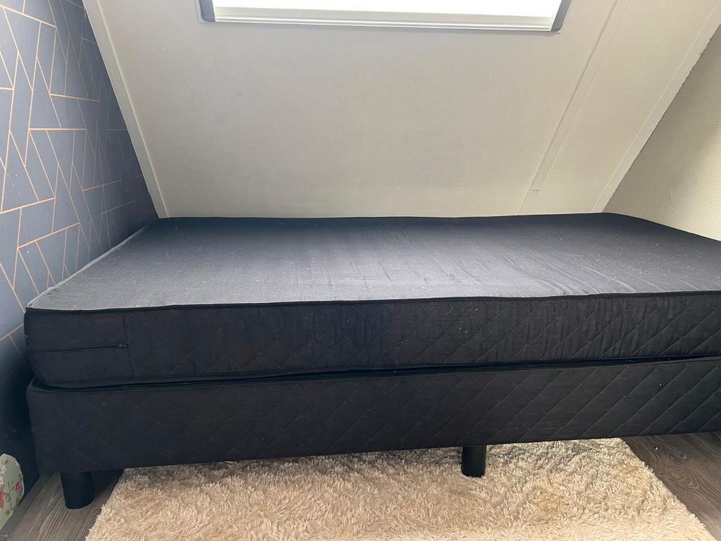 Bedframe, zwart zonder matras