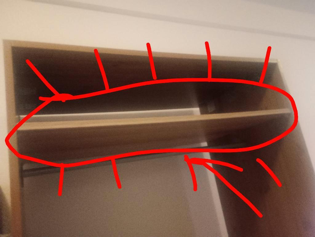 KOMPLEMENT Plank, wit gelazuurd eikeneffect, 100x58 cm