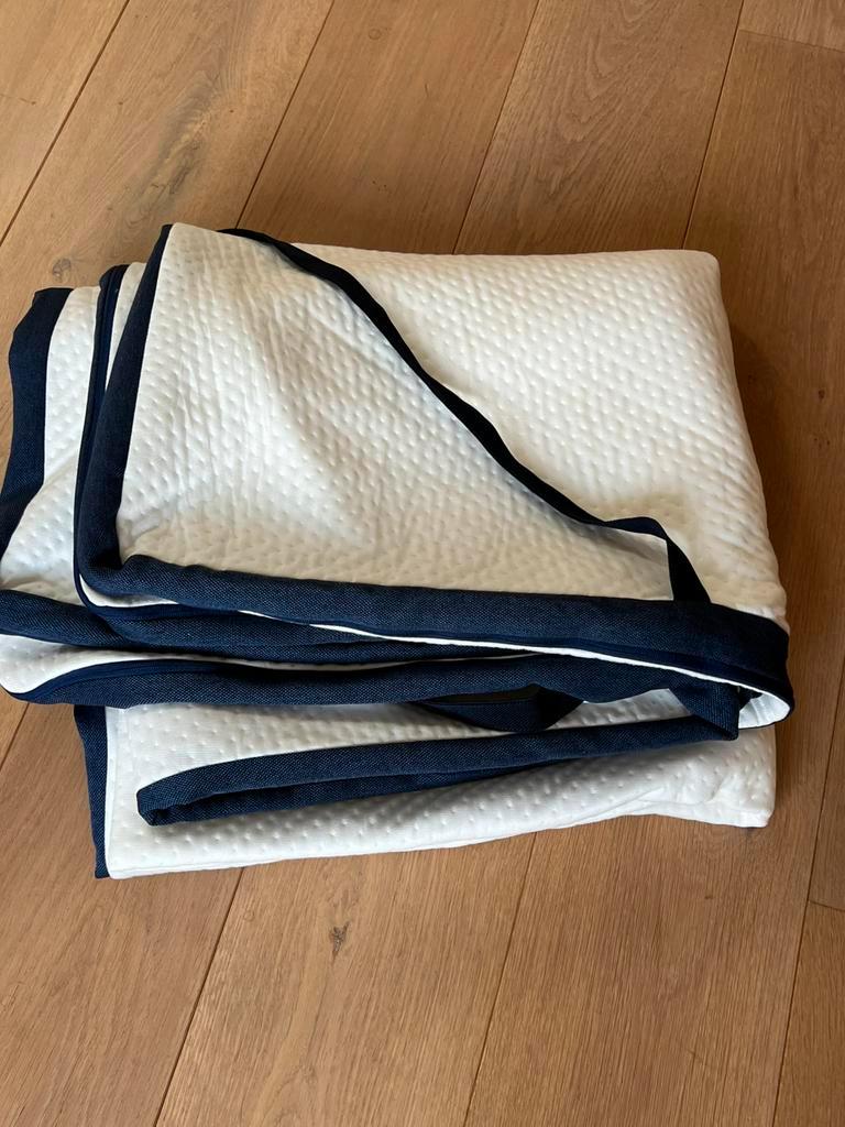 Zgan vlekkeloos topmatras hoes 180x200