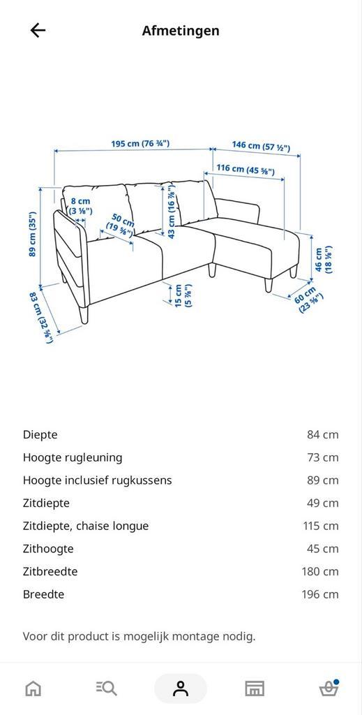Gratis 2- en 3-zitsbank met chaise lounge - Arcen